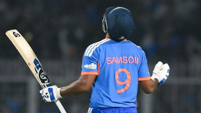 Sanju Samson India Match Moment